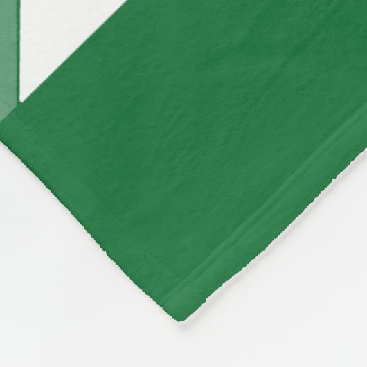 Fleece Blanket - Shamrocks op Squares (Hoek)