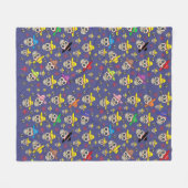 Fleece Blanket - Skulls Deken (Voorkant (Horizontaal))