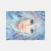 Fleece Blanket, Sneeuwkoningin. Wintermooi (Voorkant (Horizontaal))