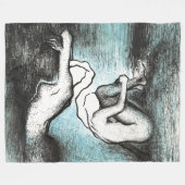 FLEECE BLANKET studio miiri Deken (Voorkant (Horizontaal))