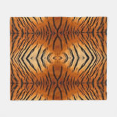 Fleece Blanket Tiger style  (Voorkant (Horizontaal))