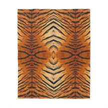 Fleece Blanket Tiger style 