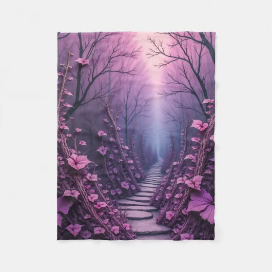 Fleece Blanket  (Violet Land) Deken (Voorkant)