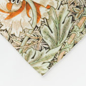 FLEECE BLANKET : WILLIAM MORRIS : HONEYSUCKLE (Hoek)