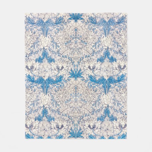 FLEECE BLANKET : WILLIAM MORRIS : HONEYSUCKLE (Voorkant)
