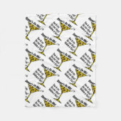 FLEECE BLANKETS - MEDIUM- OF ZELDZAME MARTINI-OLIJ (Voorkant)