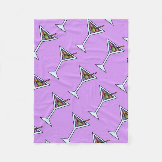 FLEECE BLANKETS - ONTWERP MARTINI DEKEN (Voorkant)