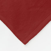 Fleece deken, aluinrood (Hoek)