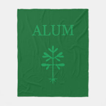 Fleece Deken, Aluminium Groen