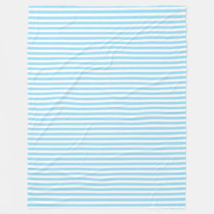 Fleece deken Clearwater Stripe capri blauw