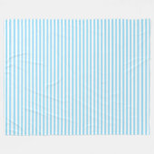Fleece deken Clearwater Stripe capri blauw (Voorkant (Horizontaal))