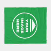 Fleece deken - gepersonaliseerd - Afbeelding toevo (Voorkant (Horizontaal))