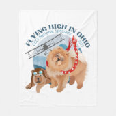 FLEECE DEKEN MET 2025 CCCI NATL SPECIALTY LOGO (Voorkant)