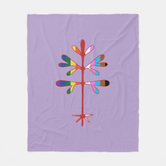 Fleece Deken met de Simon's Rock Pride Sapling