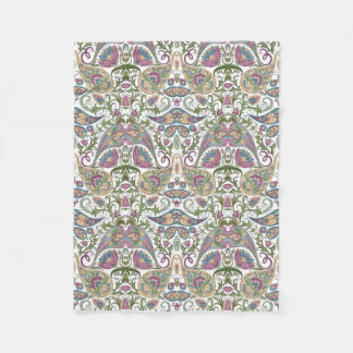 Fleece deken met paisley patroon