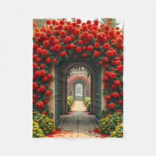 Fleece deken (Rose Tunnel)