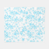 Fleece deken Saint Colette Juni Rozen capri blauw (Voorkant (Horizontaal))