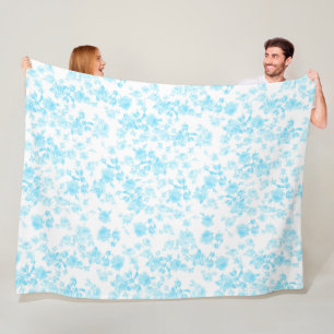 Fleece deken Saint Colette Juni Rozen capri blauw