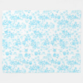 Fleece deken Saint Colette Juni Rozen capri blauw (Voorkant (Horizontaal))