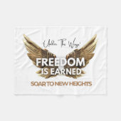 Fleece deken(SOAR HIGH) Deken (Voorkant (Horizontaal))