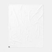 Fleece Deken - wit (Voorkant)