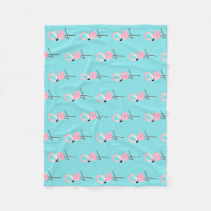 Fleece Flamingo Blanket comprimeren Deken