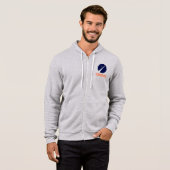 Fleece Jacket met Copenhagen Suborbitals Logo Hoodie (Voorkant volledig)