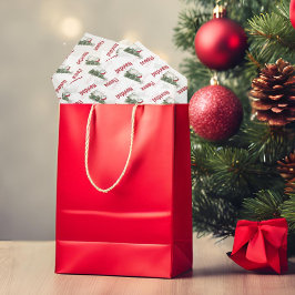 Fleece Navidad Alpaca Tissuepapier