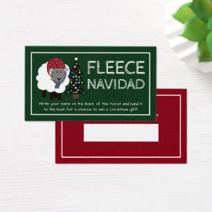 Fleece Navidad, billet de jauge de Noël espagnol