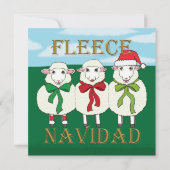 Fleece Navidad - Carte Noël (Devant)