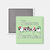 Fleece Navidad Fridge Magnet (Recto/Verso)
