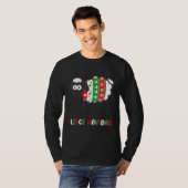 Fleece Navidad Funny Spanish mas pun with Cute Sh T-shirt (Voorkant volledig)
