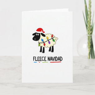 Fleece Navidad Grappige Kaart