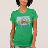 Fleece Navidad | Grote kerstdagen met Llamas T-shirt (Voorkant)