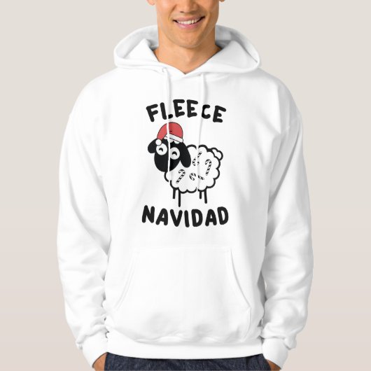Fleece Navidad Hoodie (Voorkant)