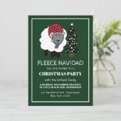 Fleece Navidad, Invitation de Noël de style espagn (Debout devant)