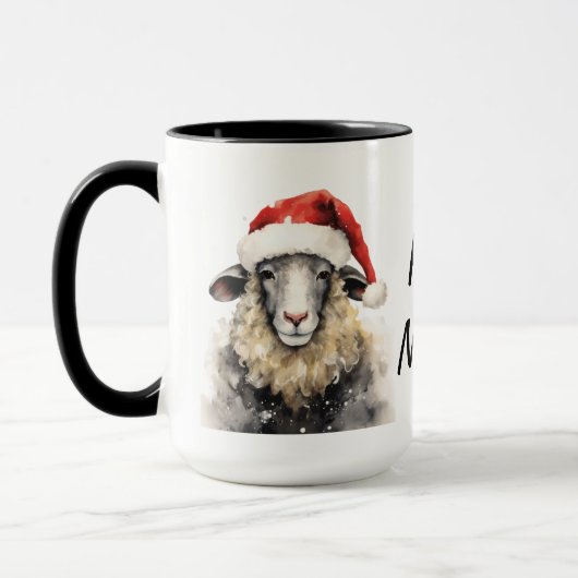 Fleece Navidad Kerst mok (Links)