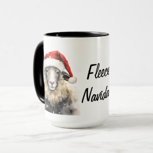 Fleece Navidad Kerst mok
