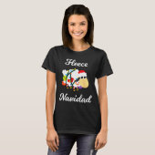 Fleece Navidad Shirt Funny Feliz Mexican Christmas (Voorkant volledig)