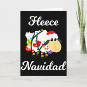 Fleece Navidad Shirt Funny Feliz Mexican Christmas Kaart (Voorkant)