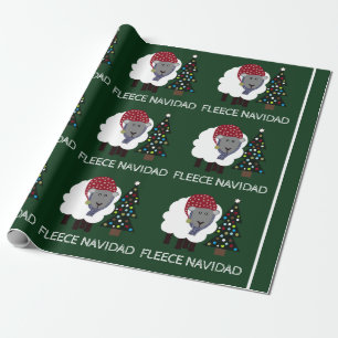 Fleece Navidad, Spaanse Kerstmis Cadeaupapier