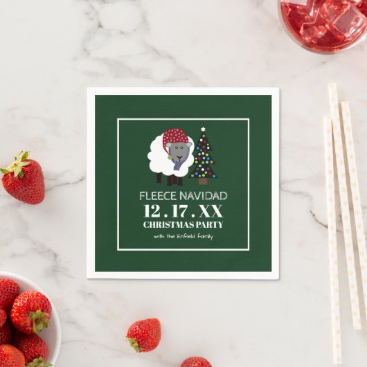 Fleece Navidad, Spaanse Kerstmis Servet (Insitu)