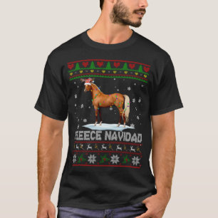 Fleece Navidad Xmas Lichtjes Kerstman Rendier Paar T-shirt
