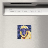 Fleece op aarde - Sterrennacht Magneet (Insitu (Vaatwasser))