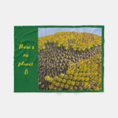 Fleecedecke There's no planet B Fleece Deken (Voorkant (Horizontaal))