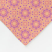 fleecedeken met rond patroon fleece deken (Hoek)