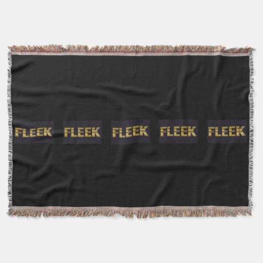 Fleek gooit deken, te koop! deken (Voorkant)
