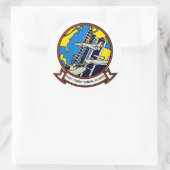 Fleet Combat Camera Atlantic Logo Sticker (Tas)