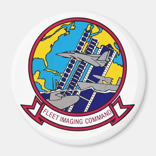 Fleet Imaging Command Atlantische ronde magneet (Voorkant)