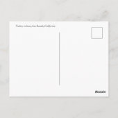 FleetingGroet uit de Stille Oceaan! Briefkaart (Achterkant)